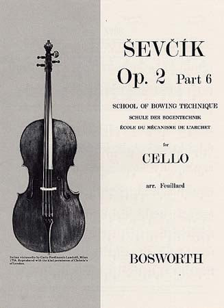Sevcik - Etudes Op.2 Part 6 Ecole Du Mecanisme De L'archet - Violoncelle