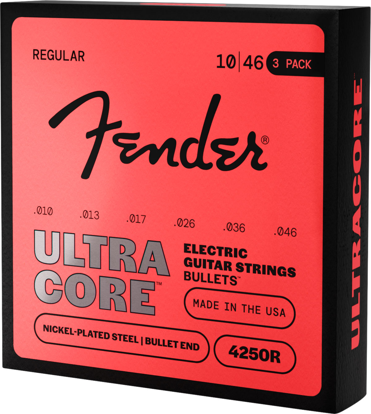 Ultracore vernickelter Stahl, Bullet-Ende, 4250R 10-46, (6) 3er-Pack