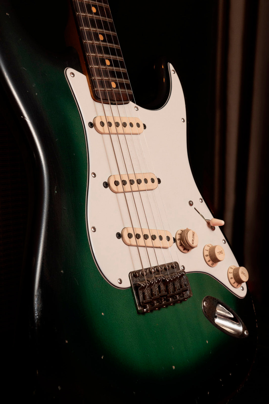 Tonabnehmer Strat Custom Shop Joe Bonamassa Greenburst 64 limitierte Edition
