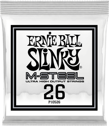 .026 M-STEEL WOUND ELECTRIC GUITAR STRINGS