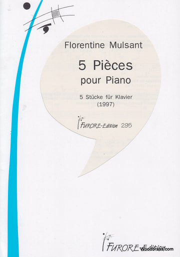 Mulsant Florentine - Cinq Pieces Pour Piano
