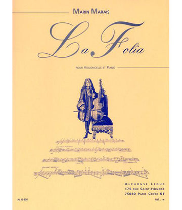 MARAIS M. (ARR. BAZLAIR) - FOLIA - VIOLONCELLE ET PIANO