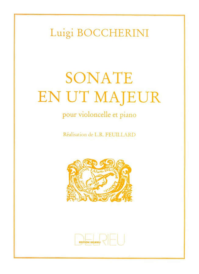 BOCCHERINI L. - SONATE EN UT MAJ. - VIOLONCELLE PIANO