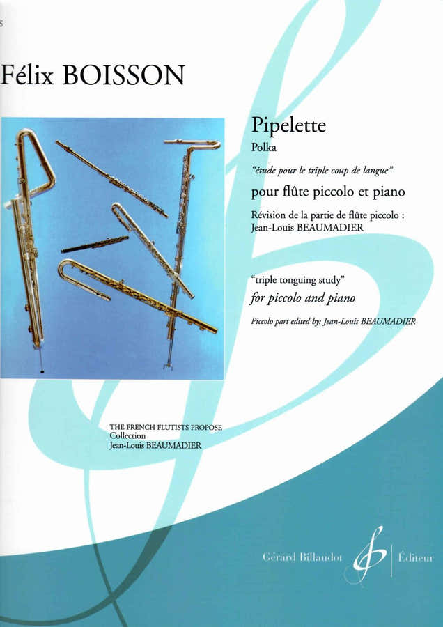 BOISSON FELIX - PIPELETTE - PICCOLO & PIANO