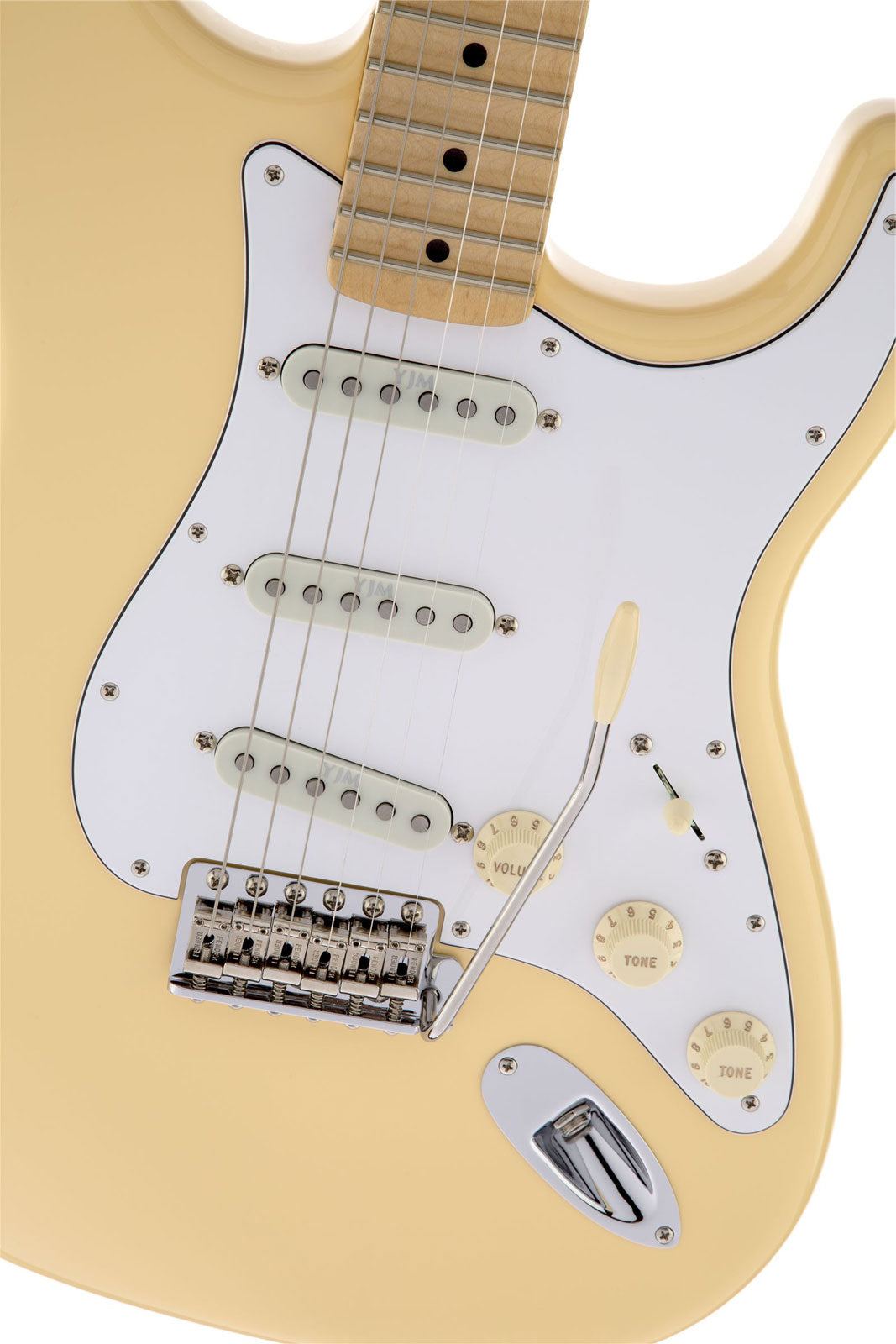 Yngwie Malmsteen Stratocaster, Scalloped Mn, Vintage White