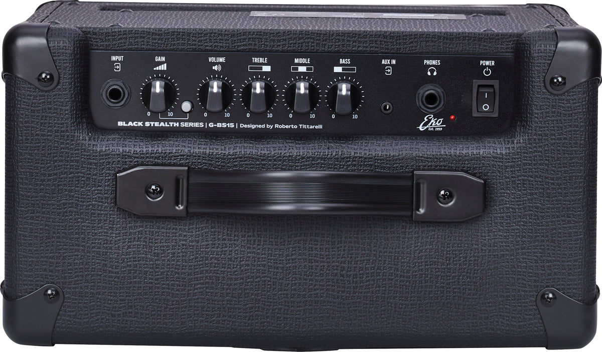 2 channels - 8" speaker - 15W