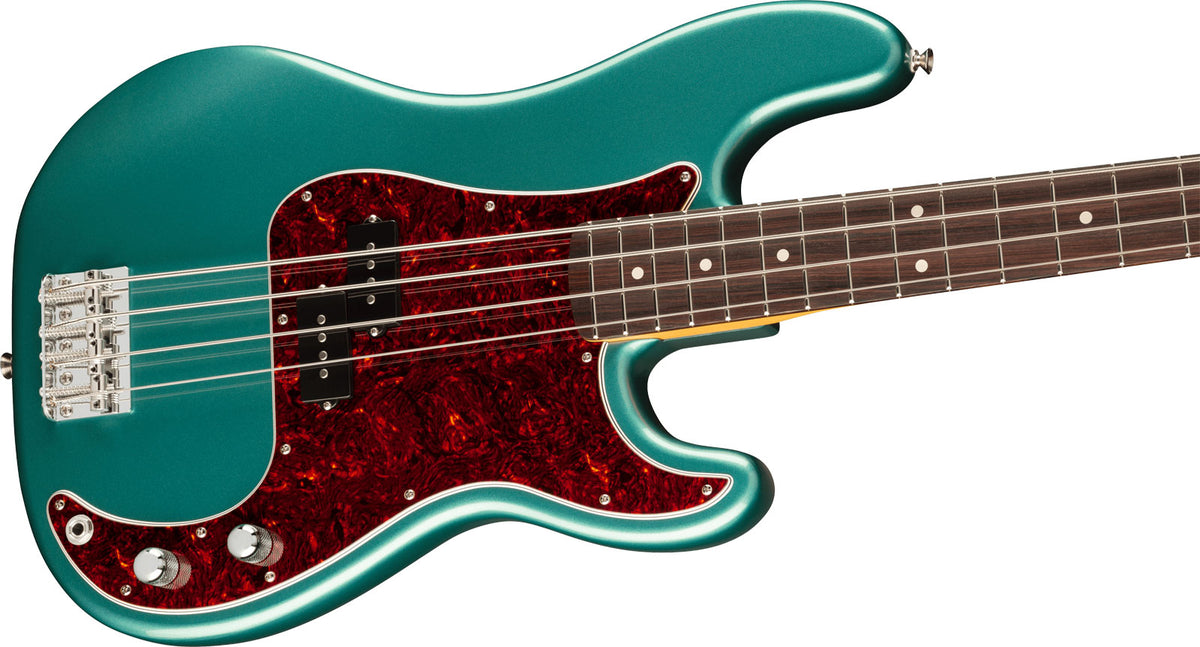 American Professional Classic Precision Bass RW Verblasstes Sherwood Green Metallic