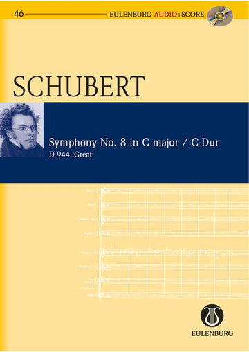 Schubert Franz - Sinfonie N°8 C-Dur + CD - Studienpartitur