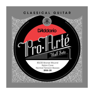 BNN-3B PRO-ARTE SET OF 3 BASS STRINGS FOR CLASSICAL GUITAR NORMAL TENSION