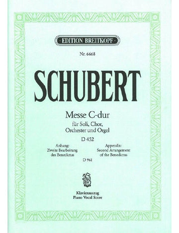 SCHUBERT F. - MESSE C-DUR D 452