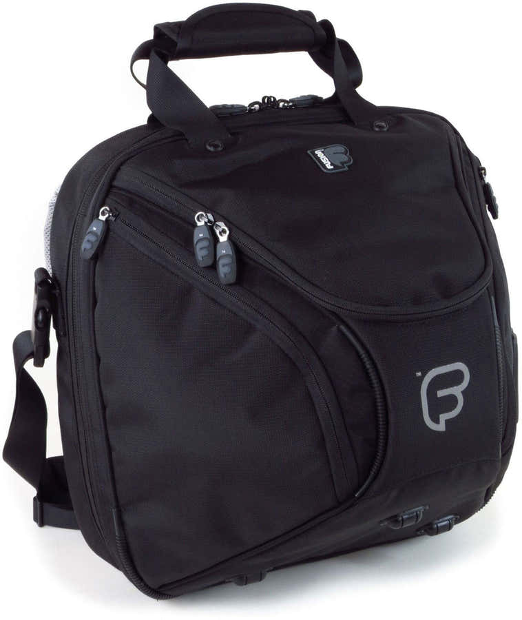 Premium Schwarze Horn-Tasche (Abnehmbarer Schallbecher)