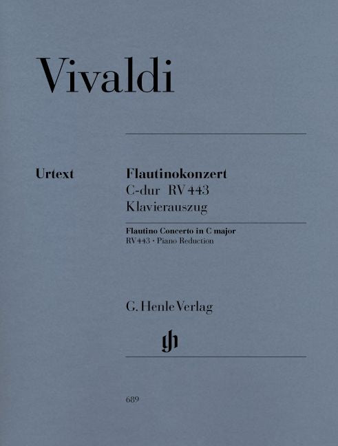 Vivaldi A. - Konzert für Flautino (Blockflöte/Flöte) und Orchester in C-Dur Op. 44 11 Rv 443