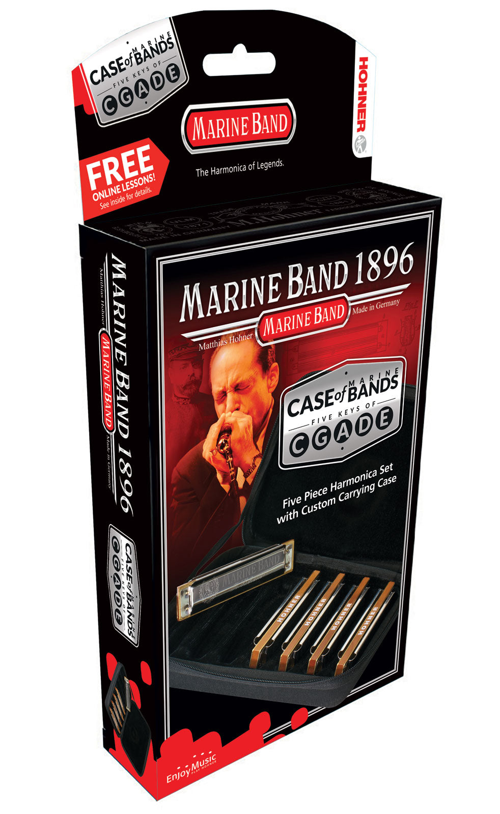 DIATONISCHEN 1896/20 MARINE BAND 10 LOCHER AB LAB