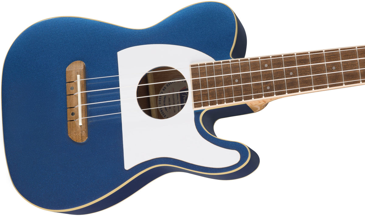 Telecaster Fullerton Uke WN Lake-Placid-Blau