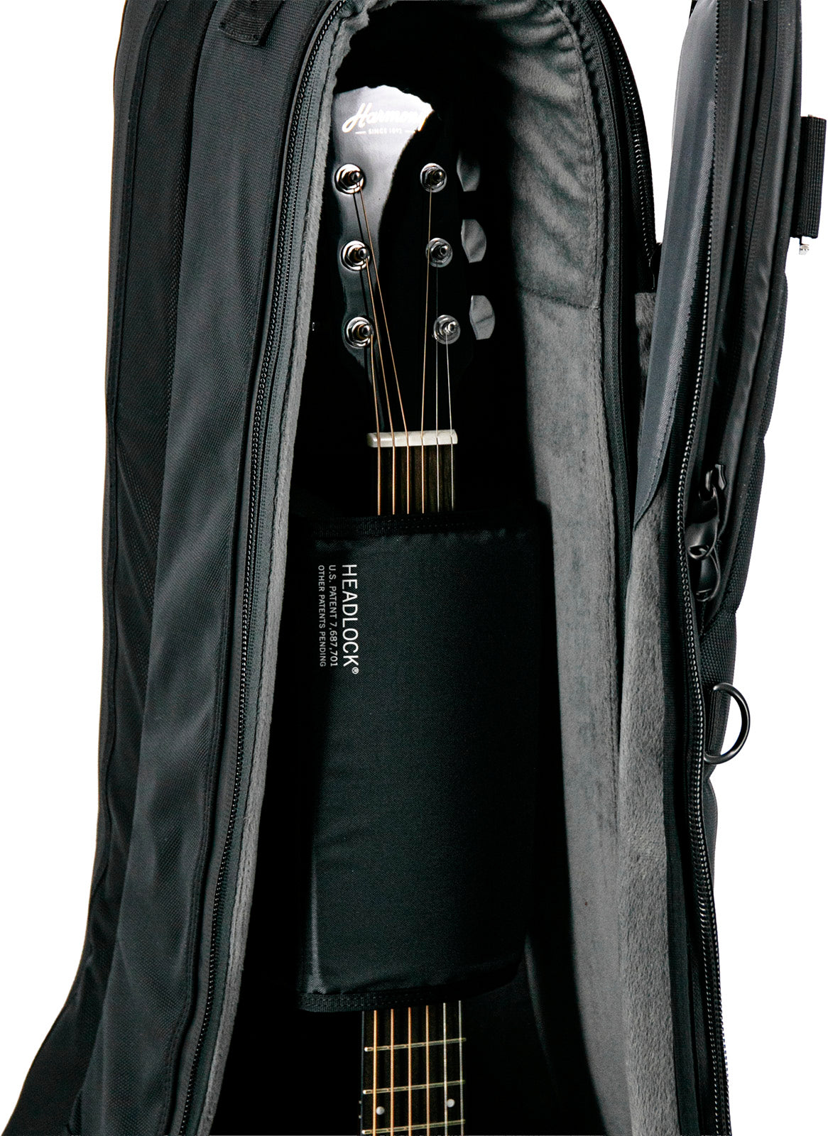 2 Electric & Acoustic Guitars (With Wheels) - Black