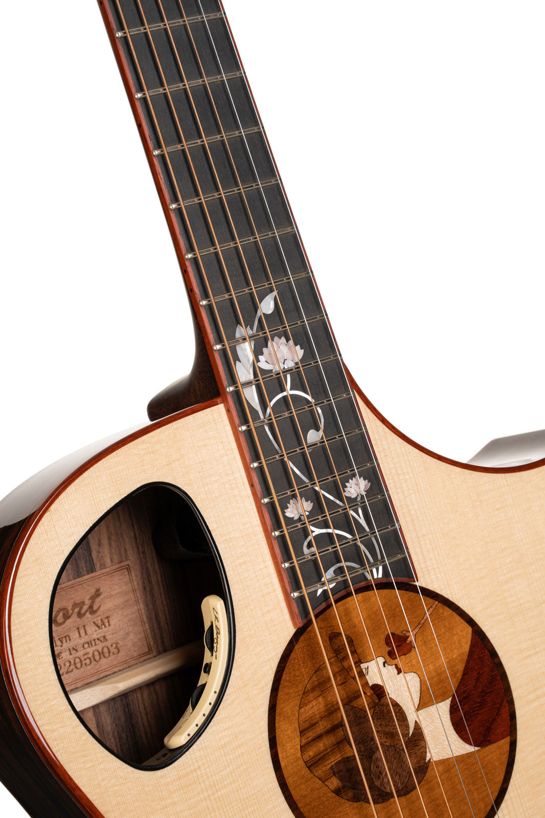Gitarre Roselyn Redux Natur Hochglanz