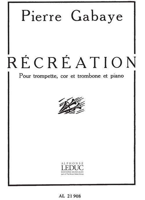 Rekreation für Trompete Horn Posaune und Klavier