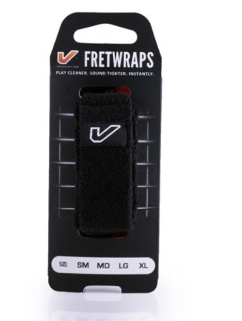 Fretwraps String Muter- 1 Packung Schwarz (klein)