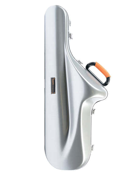 BAM Tenorsaxophon-Etui Cabine La Defense - Gebürstetes Aluminium