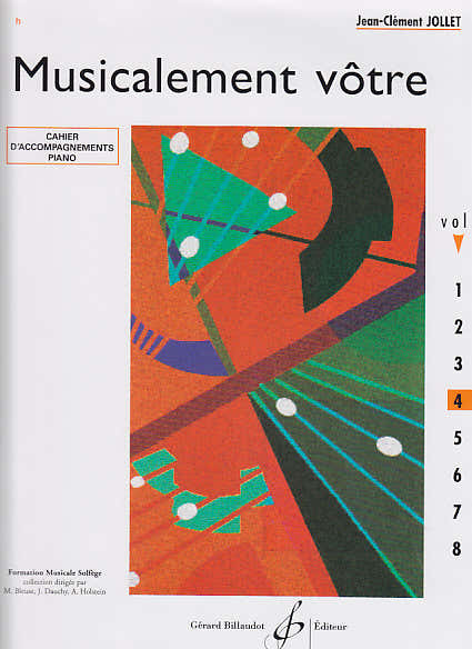 Jollet JEAN-clement - Musicalement Vôtre Vol.4 (Lehrerbegleitung)