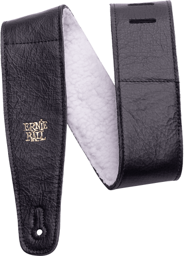 BLACK ADJUSTABLE COMFORT STRAP ITALIAN LEATHER