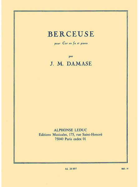 Berceuse Cor En Fa Et Piano