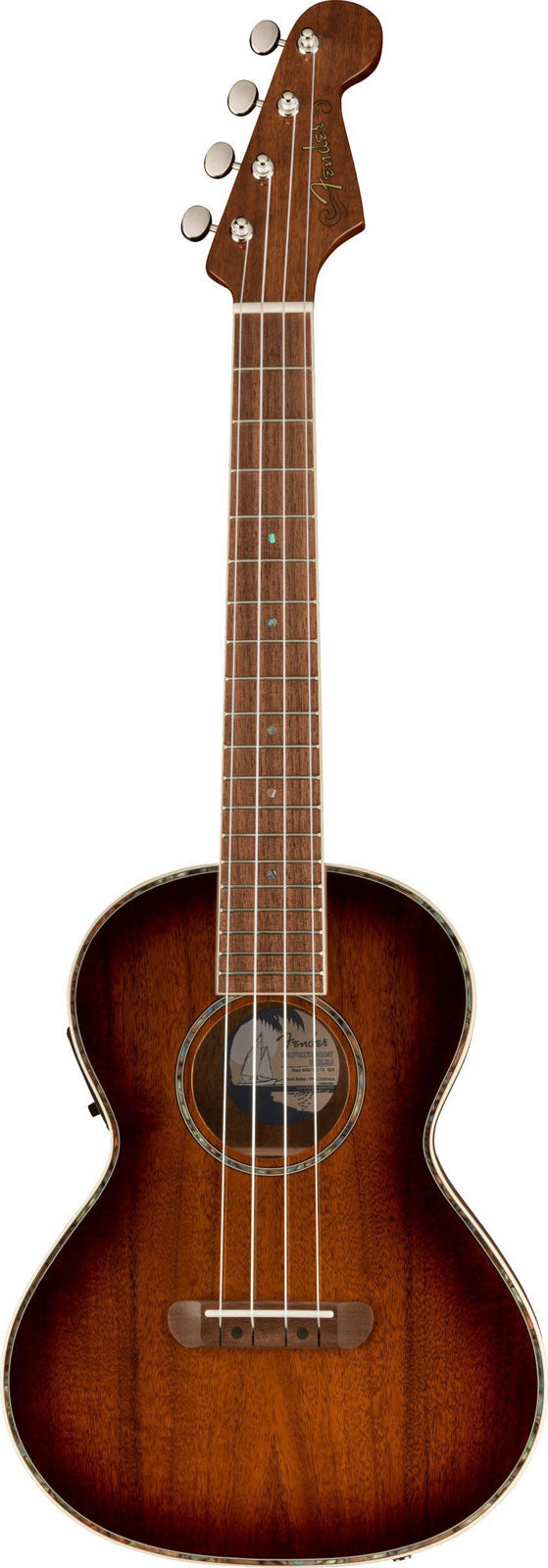 Montecito Tenor Uke Shaded Edge Burst