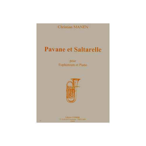 Manen - Pavane et Saltarelle Op. 177 - Euphonium et Piano