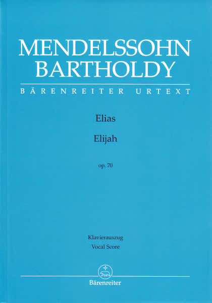 MENDELSSOHN BARTHOLDY F. - ELIAS OP.70 - CHANT PIANO