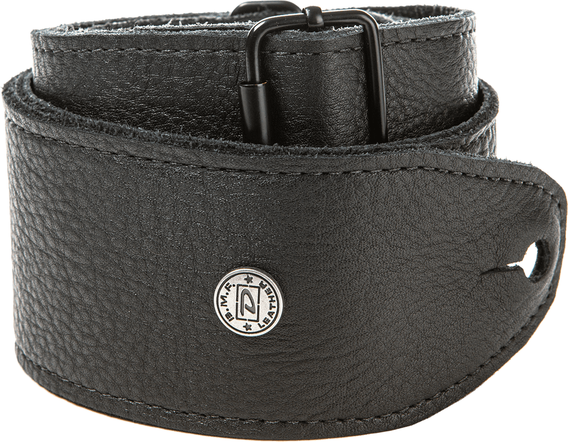 BMF Leder TRI-glide Schwarz 6,3Cm