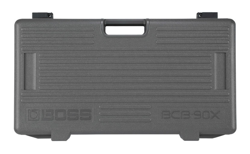 BCB-90X MOLDED PLASTIC CARRY CASE WITH I/O INTERFACE FOR 9 PEDALS + DAISY CHAIN POWER CABLE