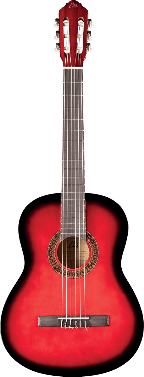Eko Cs-10 4/4 Red Burst + Gigbag