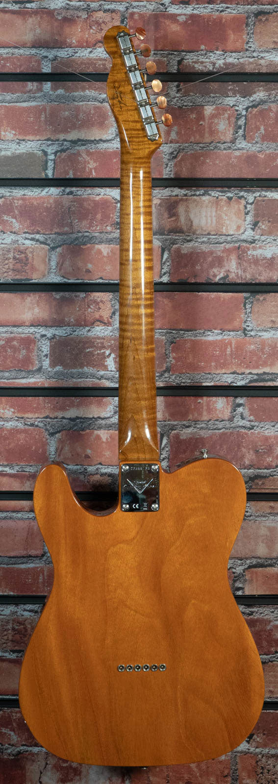 Telecaster Dual P90 Ahornmaser NOS Gealtertes Natur Artisan