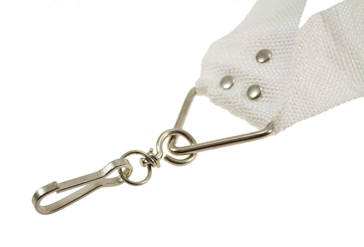 STRNY1-WH - SHOULDER STRAP 1 HOOK - WHITE