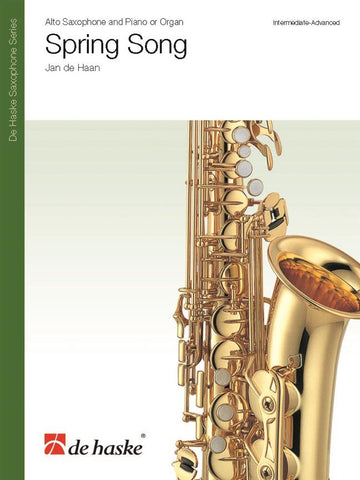 Jan De Haan - Spring Song - Saxophone Alto et Piano