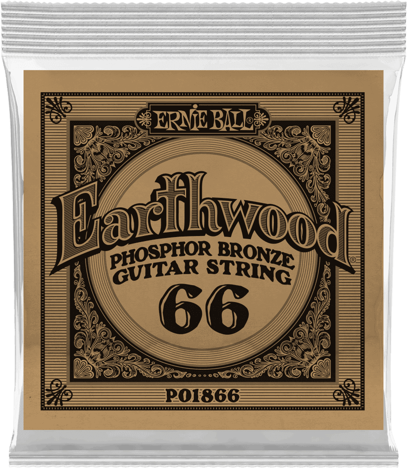 .066 EARTHWOOD PHOSPHOR BRONZE ACOUSTIC GUITAR STRINGS