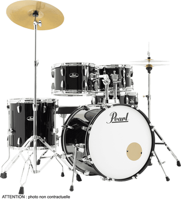 ROADSHOW FUSION 20 JET BLACK + SOLAR CYMBALS