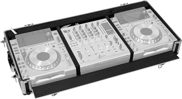 Koffer für Regie 12'' XDJ1000 MKII und DJM750 W Silber