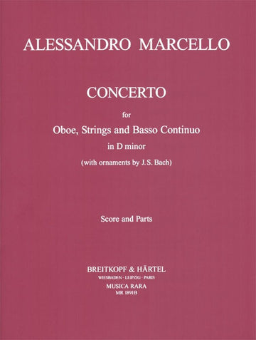 MARCELLO A. - CONCERTO IN D-MOLL