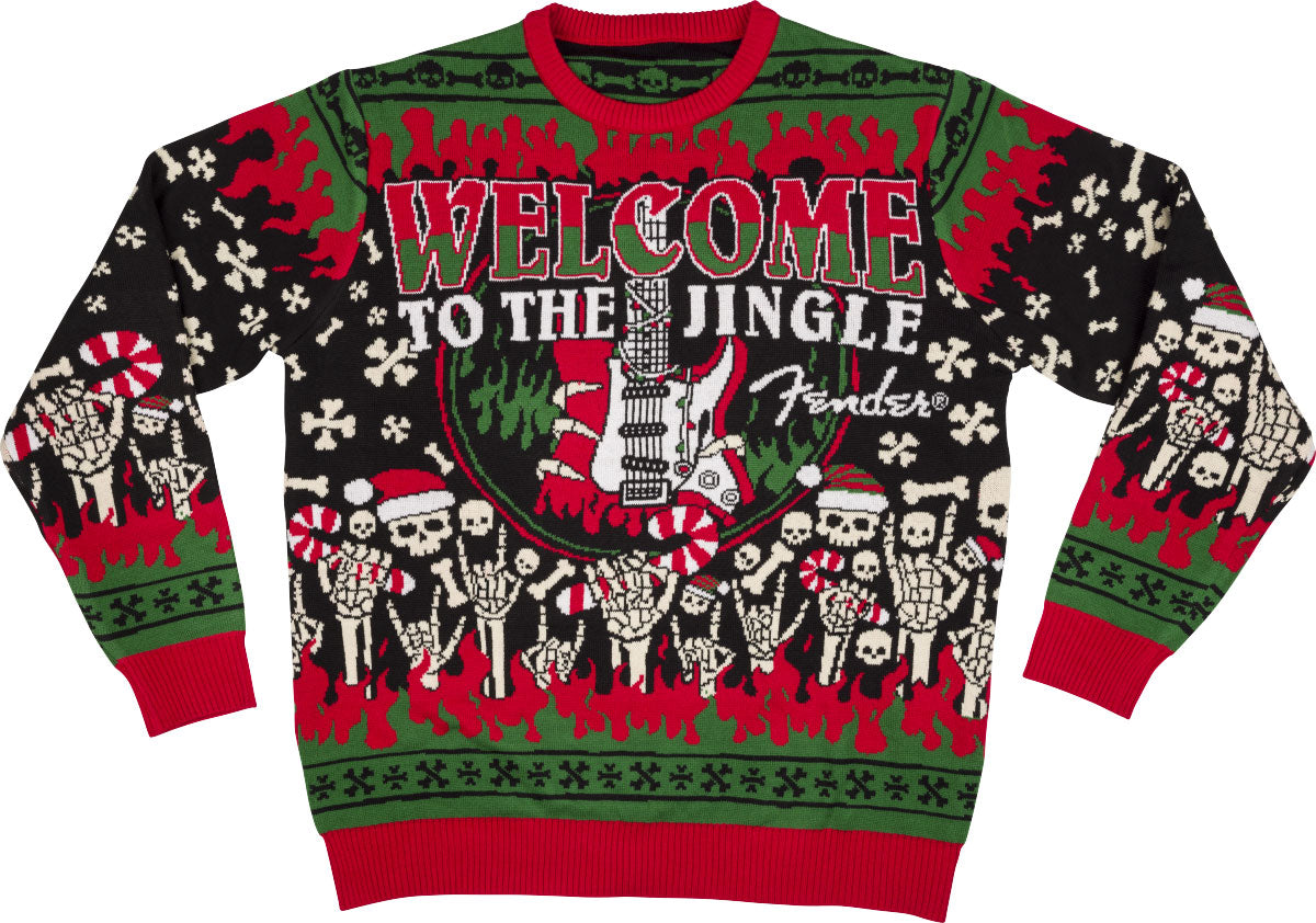Fender "M" Hässlicher Weihnachtspullover Ugly Christmas Sweat