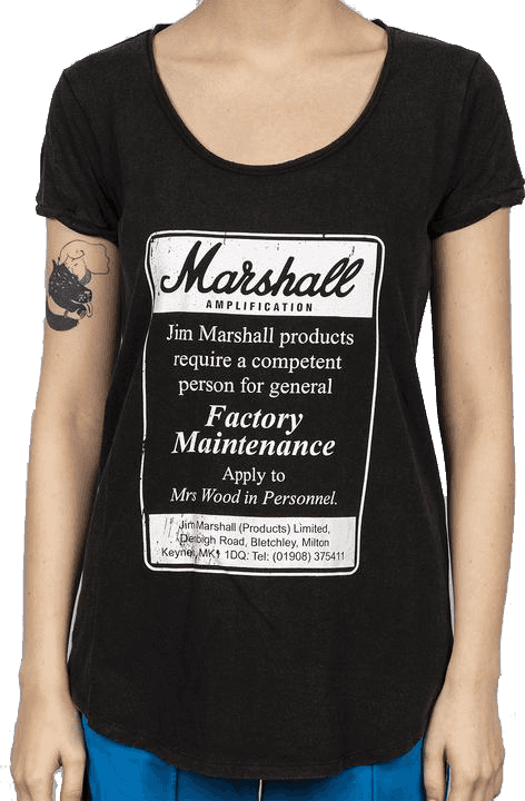 "M" Marshall Personnel Damen-T-Shirt