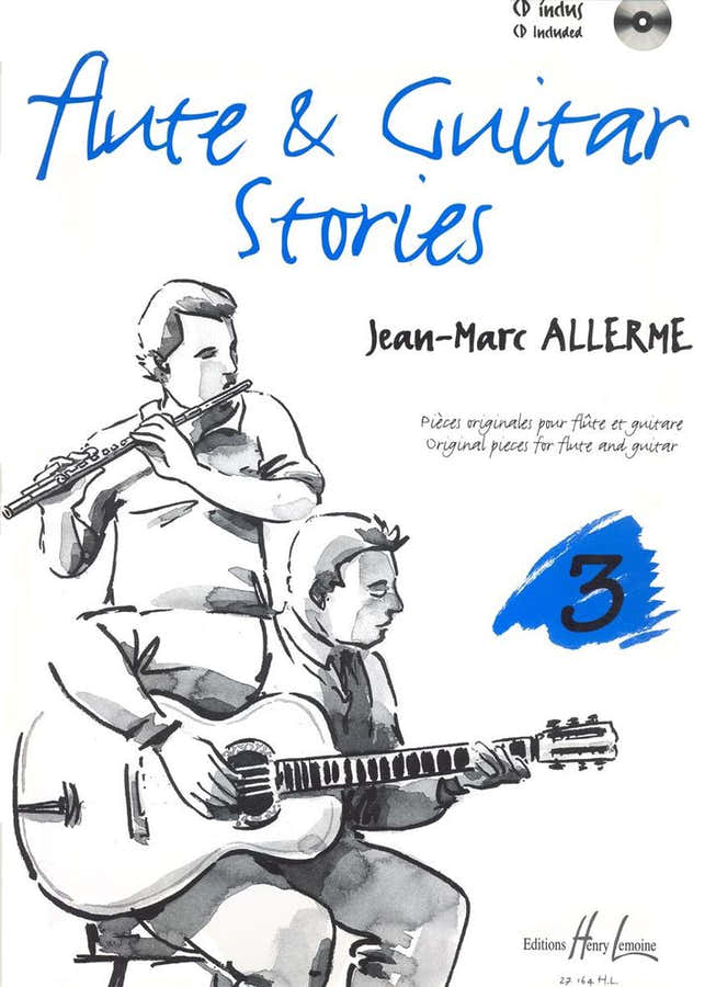 ALLERME JEAN-MARC - FLUTE AND GUITAR STORIES VOL.3 + CD - FLUTE GUITARE