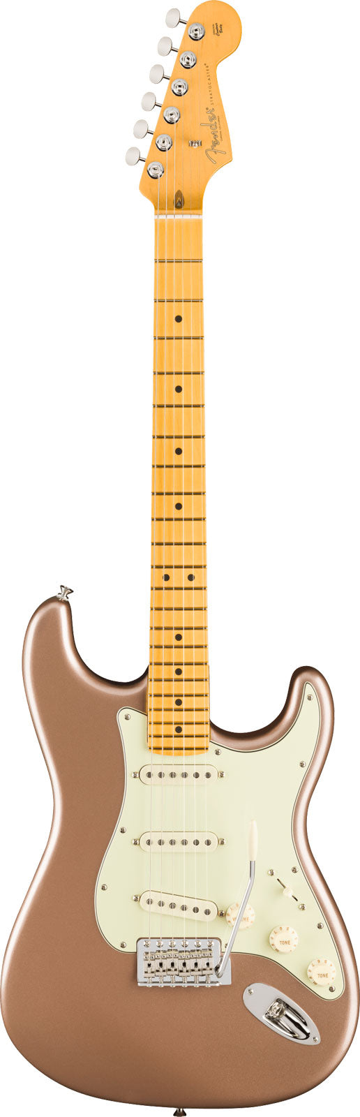 American Professional Classic Stratocaster MN Verblasstes Firemist Gold