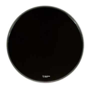 PK18DB-B - 18" POWERKICK DARK BLACK BD HEAD - 1-PLY + MUFFLER - 10 MIL
