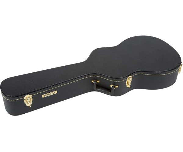 G6296 Rundhals-Resonator-Flattop-Koffer, schwarz