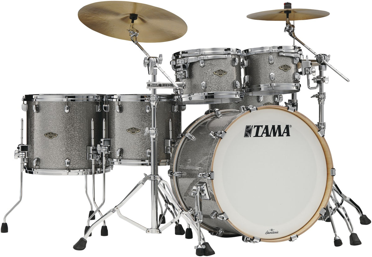 WBR52RZS-SSS - Starclassic Walnut/Birch Studio 22" Rauchiges Silber mit Glitzereffekt