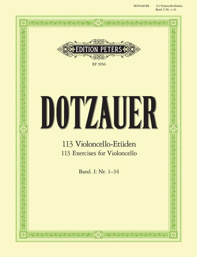 Dotzauer Friedrich - 113 Exercices Vol.1 (N° 1-34) - Violoncello