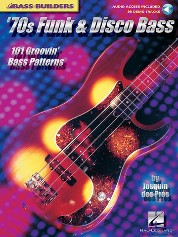 BASS BUILDERS 70S FUNK AND DISCO BASS B+ AUDIO TRACKS - BASS GUITAR TAB