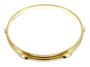 Spannreifen 10" 6 Spannschrauben Snare-Seite Gold Super Triple Flange 2.3mm