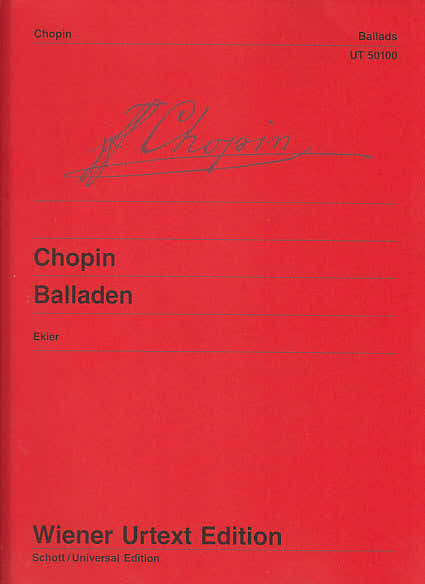 CHOPIN F. - BALLADEN - PIANO